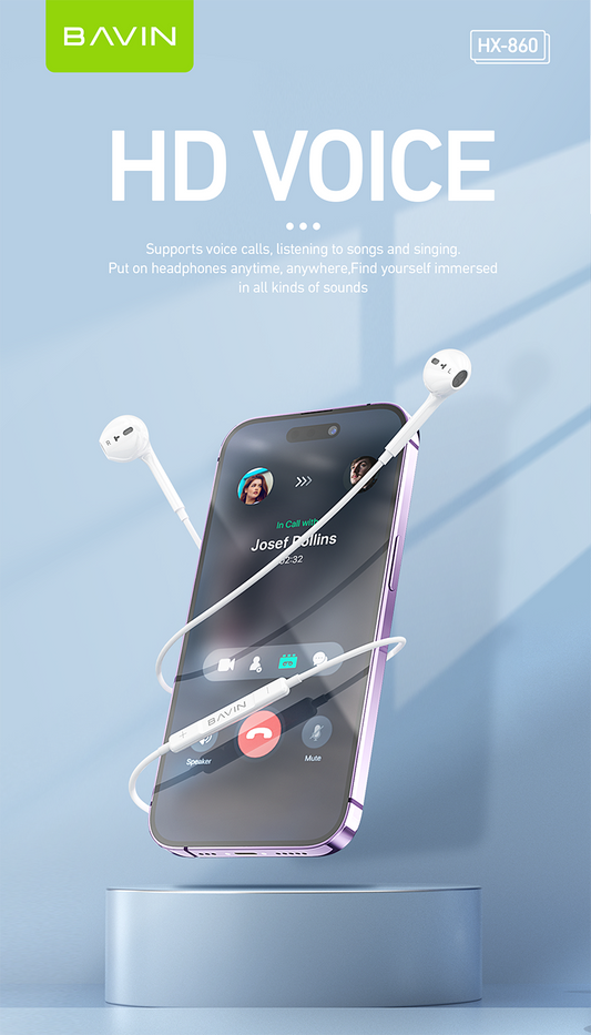 HX860 Hi-Fi Wired Earphones – Premium Stereo Sound & Plug-and-Play Convenience 🎧🔥