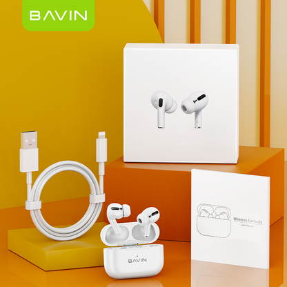 BAVIN BA33 TWS Wireless Bluetooth 5.3 Earbuds – Hi-Fi Stereo Sound & Touch Control 🎧🔥