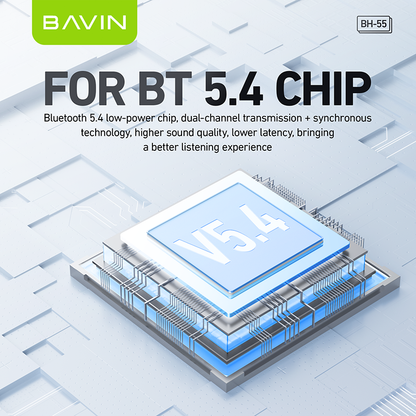 BAVIN BA55 TWS Wireless Bluetooth Earbuds – Touch Control, Hi-Fi Sound & Long Battery Life 🎧🔥
