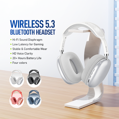 BH39 Wireless Bluetooth 5.3 Noise Cancelling Headphones with Hi-Fi Audio