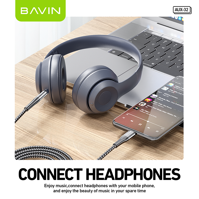 BAVIN AUX-32 High-Quality Wired Earphones – Crystal Clear Sound & Superior Comfort 🎧