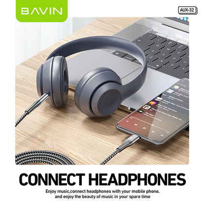 BAVIN AUX-32 High-Quality Wired Earphones – Crystal Clear Sound & Superior Comfort 🎧