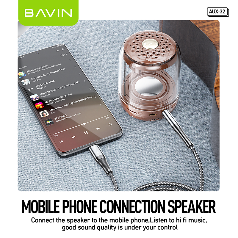 BAVIN AUX-32 High-Quality Wired Earphones – Crystal Clear Sound & Superior Comfort 🎧