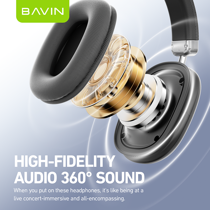 BAVIN BA55 TWS Wireless Bluetooth Earbuds – Touch Control, Hi-Fi Sound & Long Battery Life 🎧🔥