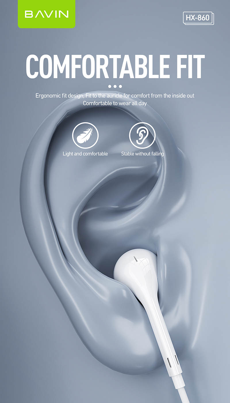 HX860 Hi-Fi Wired Earphones – Premium Stereo Sound & Plug-and-Play Convenience 🎧🔥