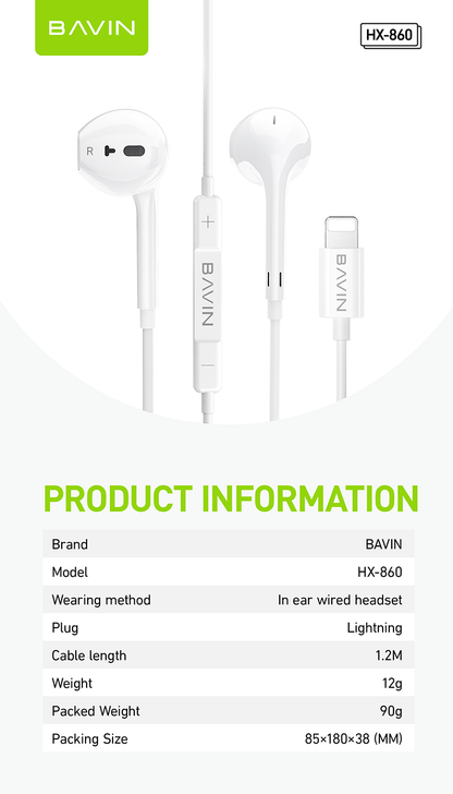 HX860 Hi-Fi Wired Earphones – Premium Stereo Sound & Plug-and-Play Convenience 🎧🔥