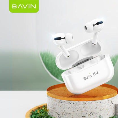 BAVIN BA33 TWS Wireless Bluetooth 5.3 Earbuds – Hi-Fi Stereo Sound & Touch Control 🎧🔥